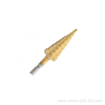 Straight Slot Spiral Step Drill Bit